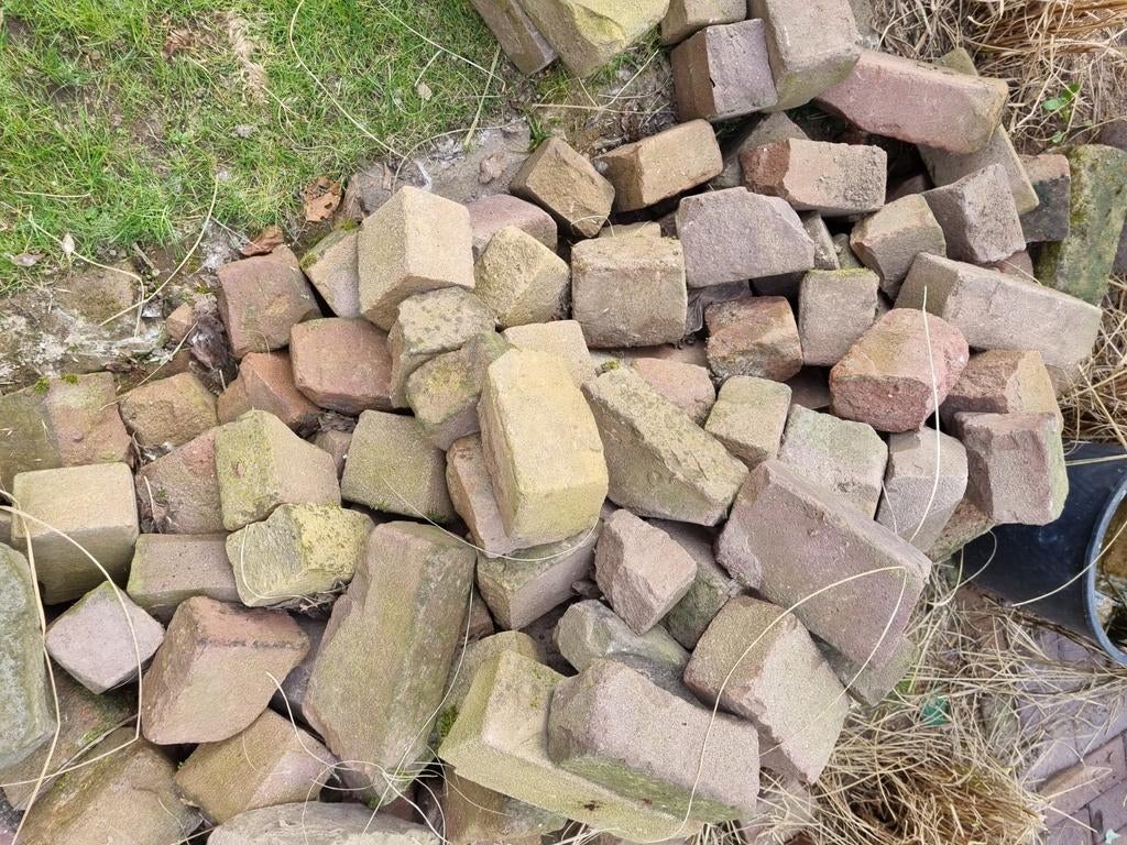 Gebakken klinkers ongeveer 2,5 m2, Tuin en Terras, Grind, Keien en Split, Ophalen, Bruin, Overige typen