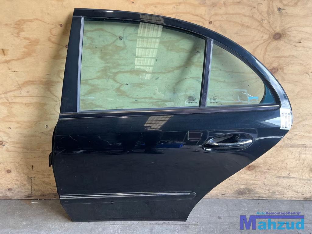 MERCEDES E KLASSE W211 Zwart C197 links achter deur 2002-200, Auto-onderdelen, Carrosserie en Plaatwerk, Gebruikt, Mercedes-Benz AG