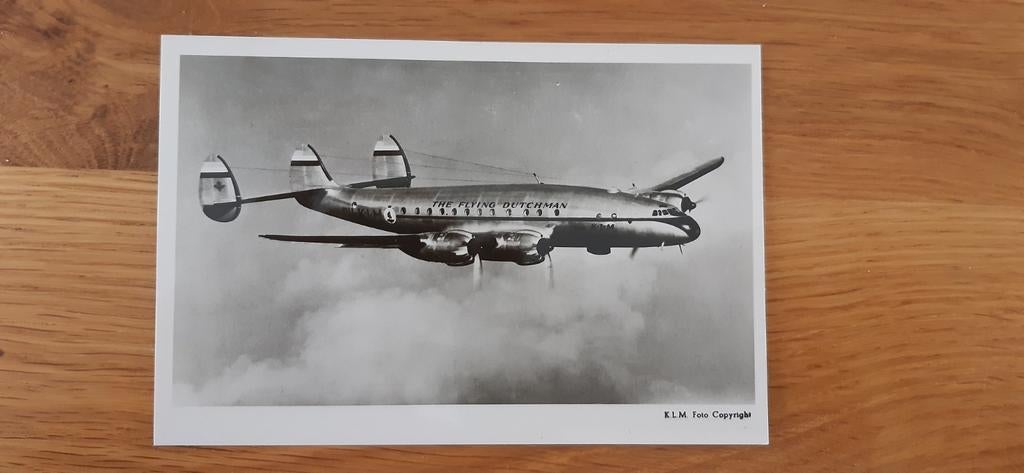 KLM the Flying Dutchman airlines kaart, Ophalen of Verzenden, Kaart, Foto of Prent