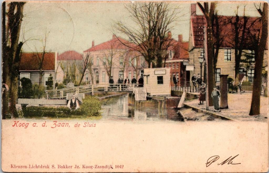 Koog aan de Zaan - De Sluis, Verzenden, Voor 1920, Gelopen, Noord-Holland