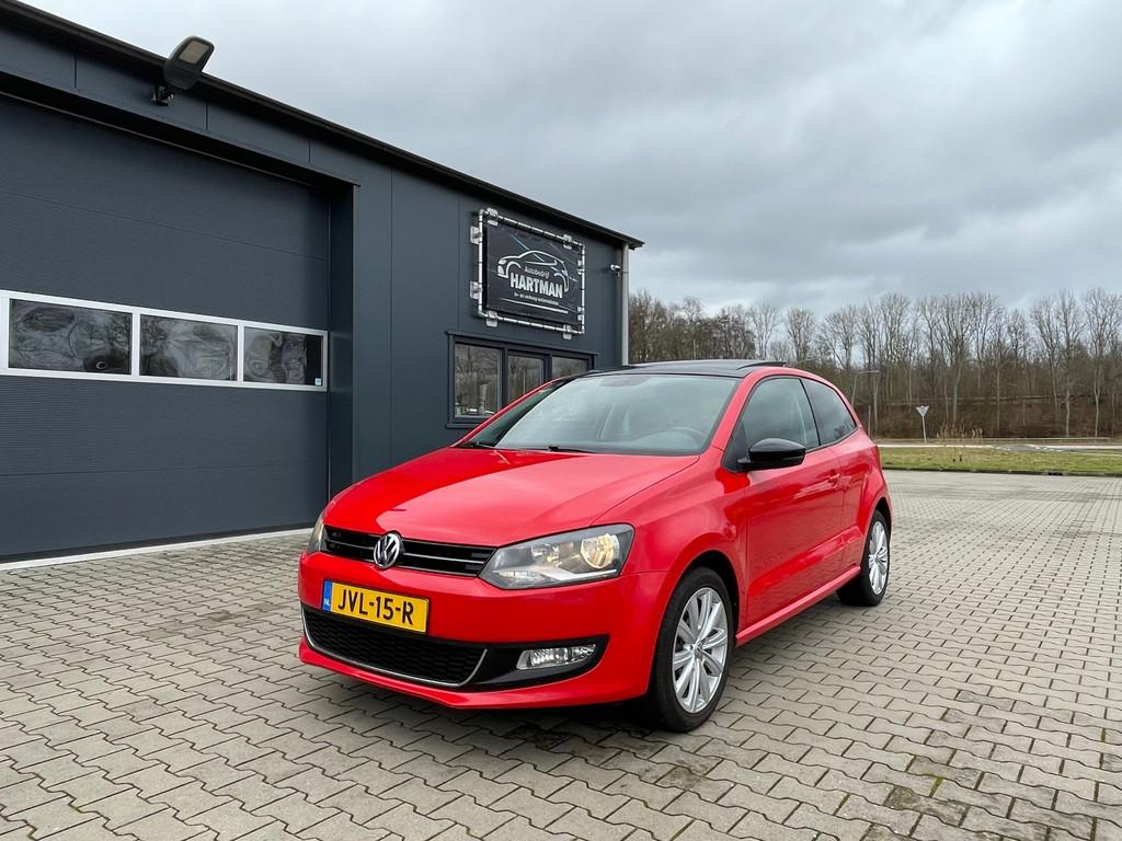 Volkswagen POLO 1.2 TEAM Comfortline Panodak !, Voorwielaandrijving, Euro 5, Gebruikt, Zwart