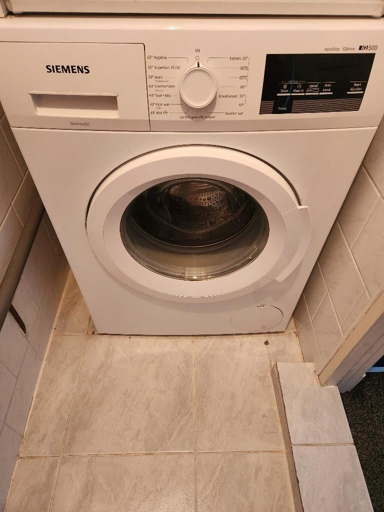 Siemens iQ300 Wasmachine – 1600 Toeren – 7kg – iQdrive, Ophalen, Zo goed als nieuw, Voorlader, 85 tot 90 cm
