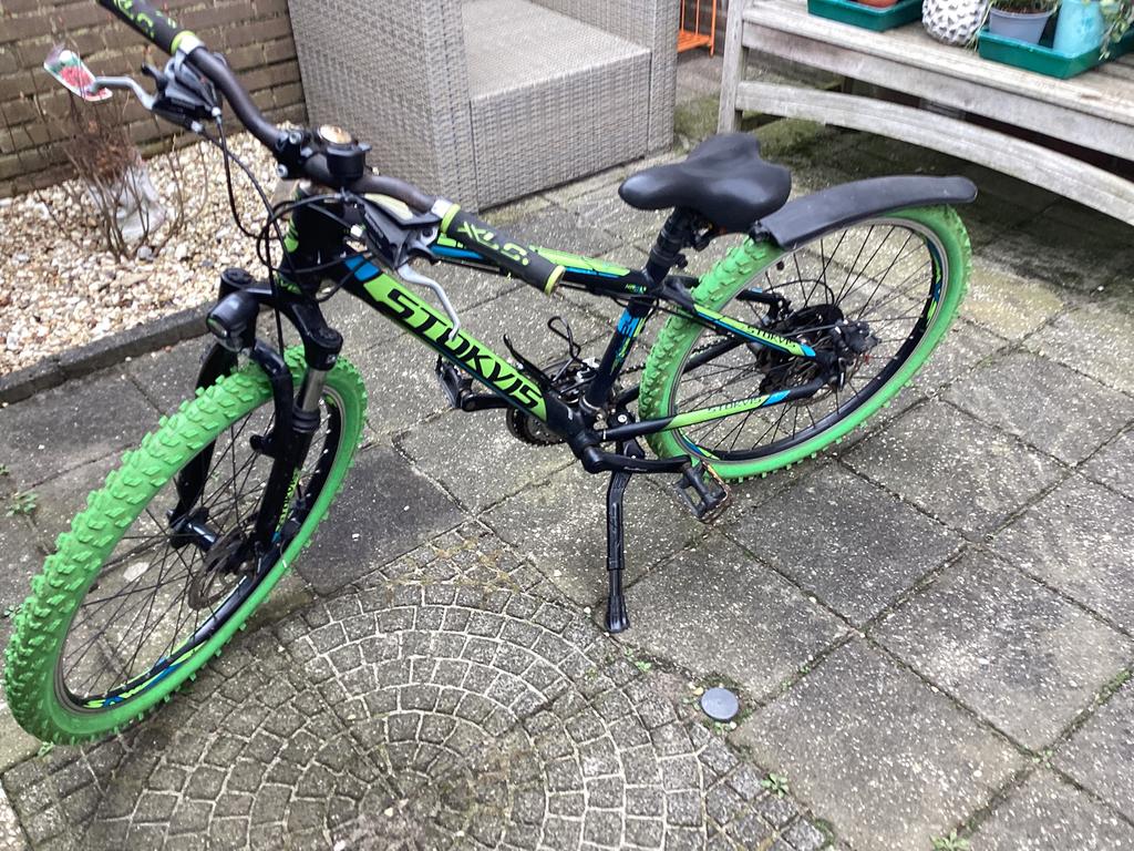Stokvis mountainbike. 24 inch, Ophalen, Gebruikt, Staal, 24 inch of meer