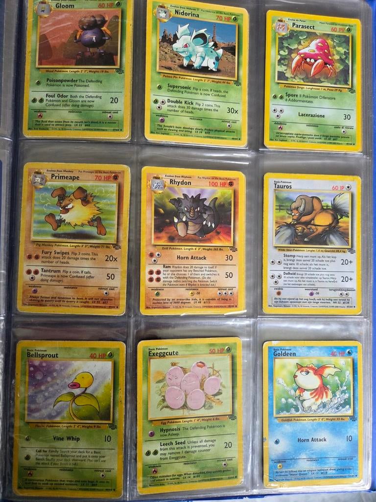 Pokémon Kaarten Collectie - Jungle, Hobby en Vrije tijd, Verzamelkaartspellen | Pokémon, Gebruikt, Meerdere kaarten, Ophalen of Verzenden
