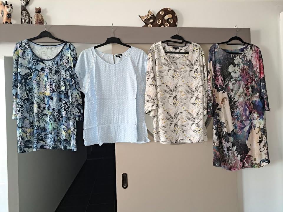 Blouse en tuniek mt 52, Rabe, Ulla Popken, JBC, Kleding | Dames, Grote Maten, Ophalen of Verzenden, Zo goed als nieuw, Overige kleuren