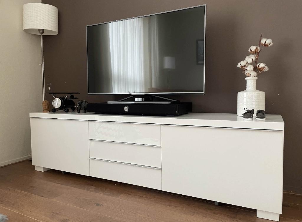 Ikea BESTÅ BURS Tv-meubel | nieuwstaat, Ophalen, Overige materialen, 150 tot 200 cm, Zo goed als nieuw