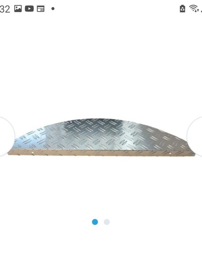 Aluminium traptreden 13 x, Ophalen of Verzenden, Rond, Metaal