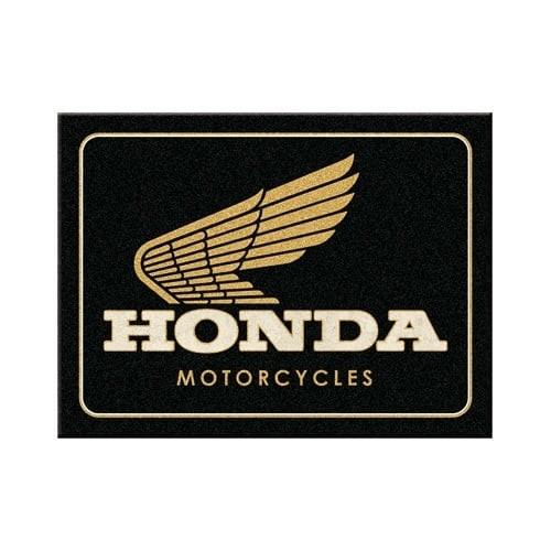 Honda motorcycles zwart logo reclame magneet koelkastmagneet, Ophalen of Verzenden, Nieuw, Auto's