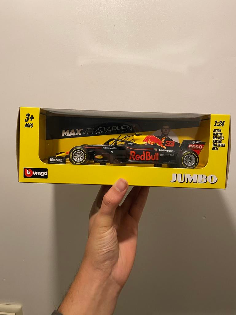 Bburago Max Verstappen Red Bull Racing RB14 1:24, Ophalen of Verzenden, Nieuw, Auto, Bburago