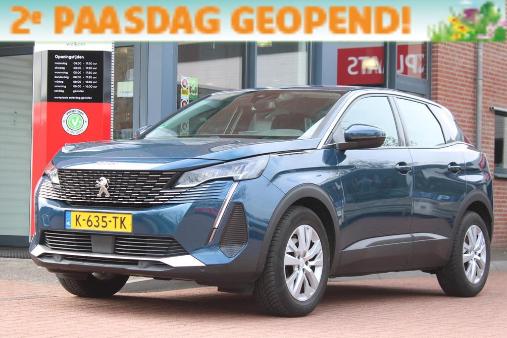 Peugeot 3008 1.2 PureTech *Active* | Camera | Carplay | Navi, Stof, Gebruikt, 1199 cc, Blauw