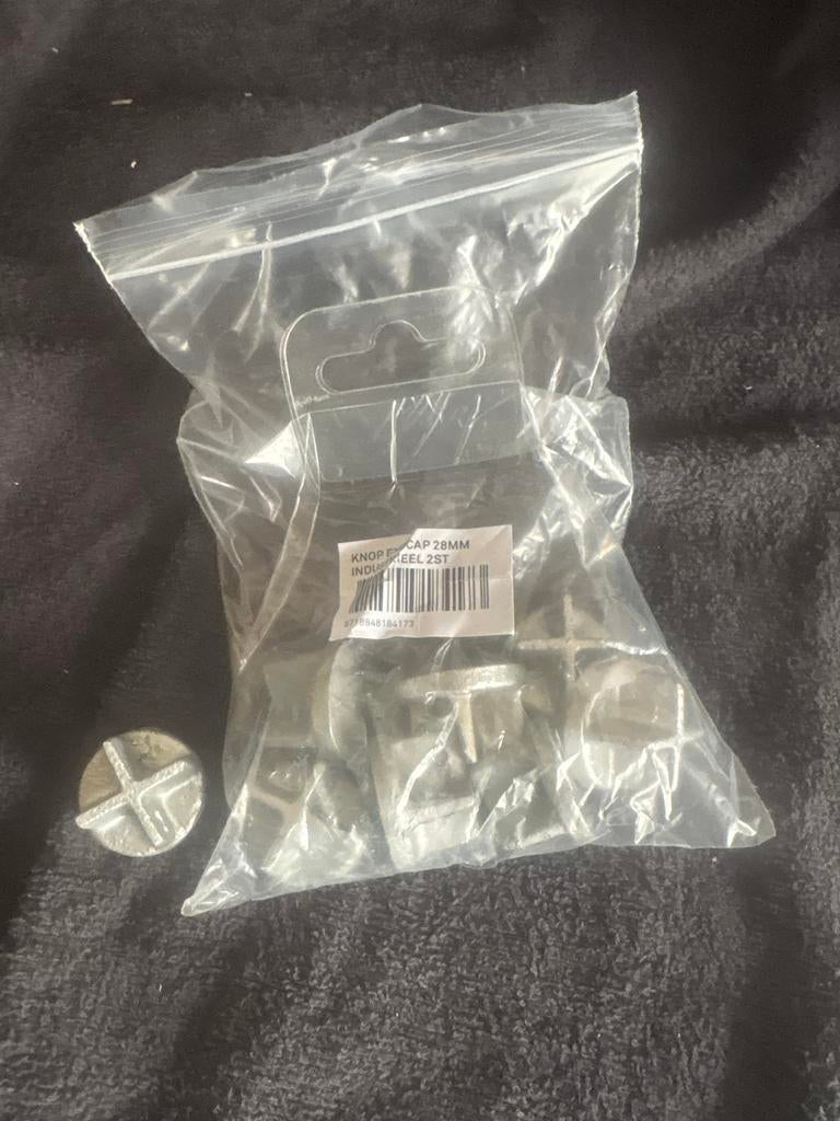 10 einddoppen/eindknoppen voor gordijnroedes 28mm, Ophalen of Verzenden, Nieuw