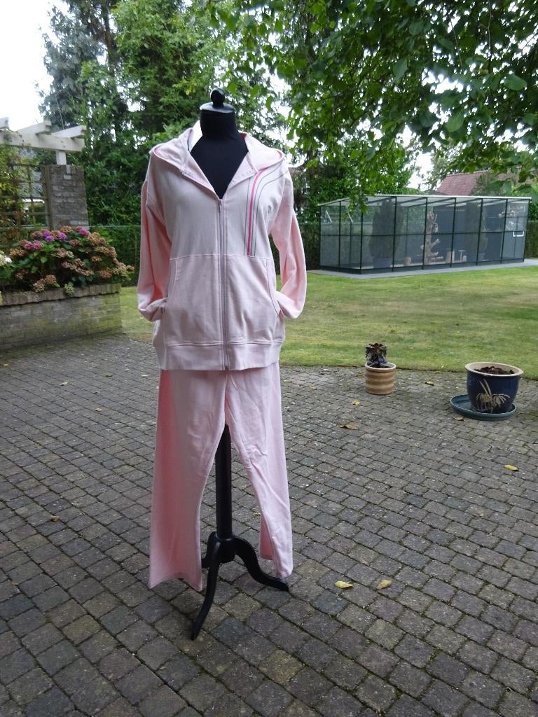 H) Nieuw Maat S. HUISPAK 100% katoen Licht Roze., Kleding | Dames, Huispakken, Maat 38/40 (M), Impec., Nieuw, Ophalen of Verzenden