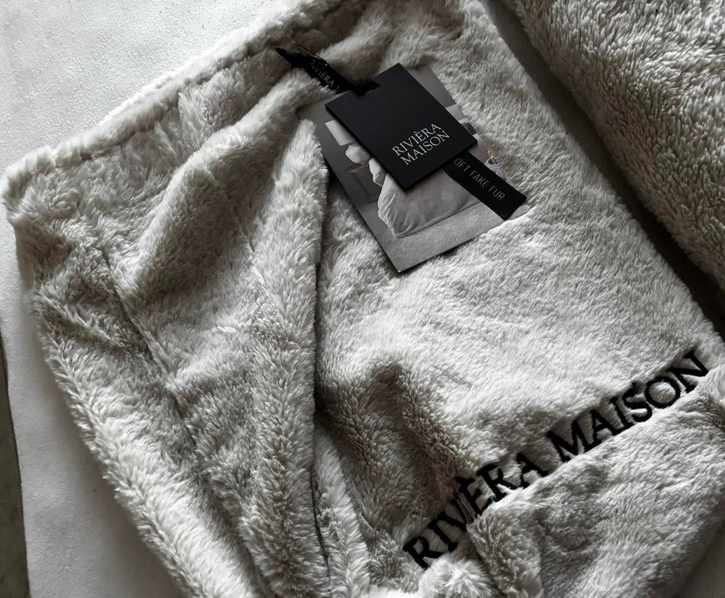 Dekbedovertrek riviera maison, Huis en Inrichting, Beige, Dekbedovertrek, Tweepersoons, Ophalen of Verzenden