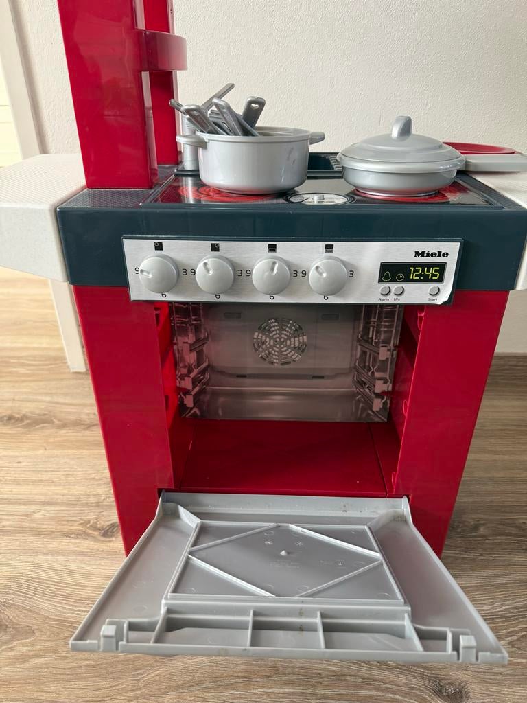 Miele speelgoedkeuken met accessoires, Kinderen en Baby's, Speelgoed | Speelkeukens, Ophalen, Gebruikt, Kunststof, Speelkeuken