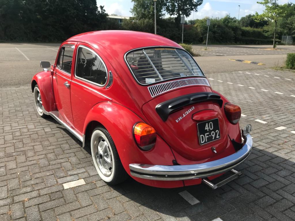 Volkswagen 1300 1.3 1974 Rood, 4 cilinders, Origineel Nederlands, Handgeschakeld, 832 kg