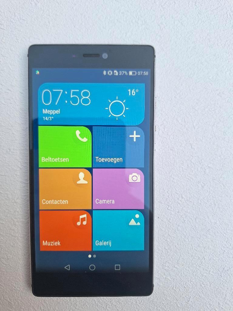 Huawei P8, Gebruikt, Zwart, Touchscreen, Ophalen of Verzenden