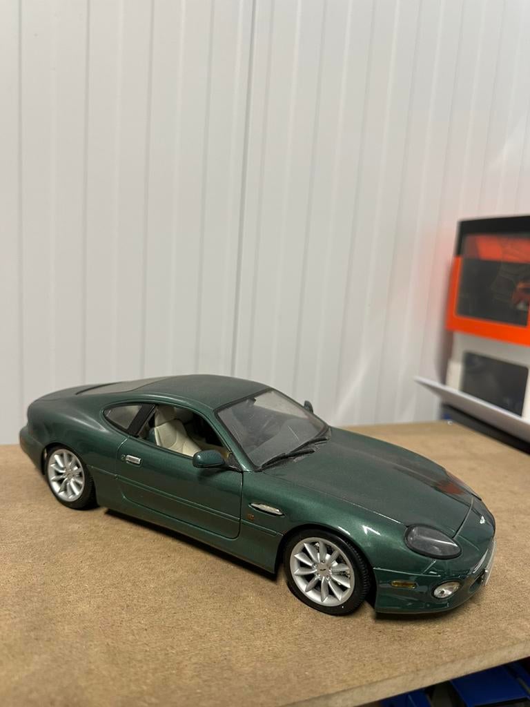 Aston Martin Db7 modelauto 1:18 maisto, Ophalen of Verzenden, Zo goed als nieuw, Auto, Maisto