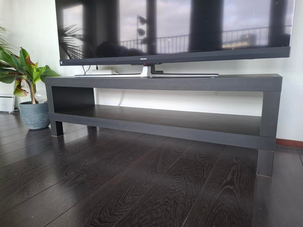 IKEA LACK TV-meubel zwartbruin, Ophalen, Overige materialen, 100 tot 150 cm, Zo goed als nieuw