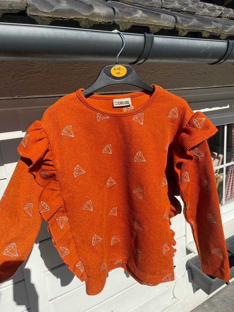 Trui oranje van Carlijnq, Ophalen of Verzenden, Nieuw, Meisje, Trui of Vest