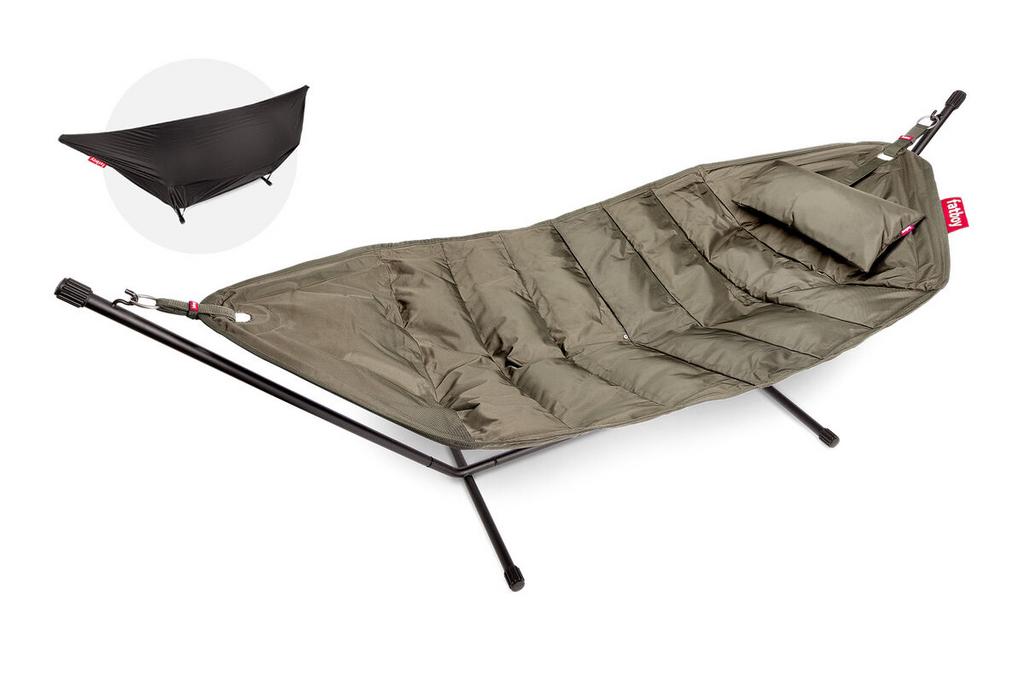 Fatboy Hangmat Taupe NIEUW incl. Kussen en hoes., Tuin en Terras, Hangmatten, Ophalen, Meerpersoons, Nieuw, Opvouwbaar