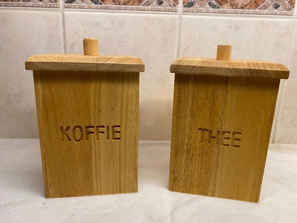 Houten Voorraad Bakken 3-Delig, Antiek en Kunst, Ophalen of Verzenden