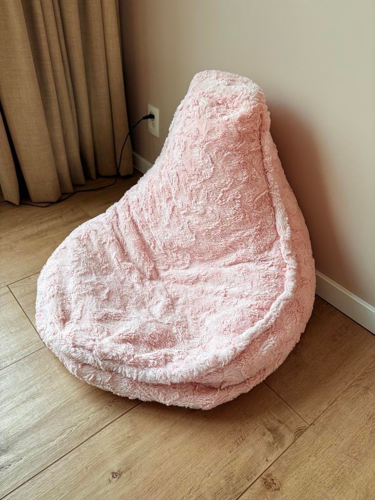 Drop & Sit Zitzak Junior Bont Roze - Zo goed als nieuw, Ophalen, Zo goed als nieuw, Roze, Zitzak