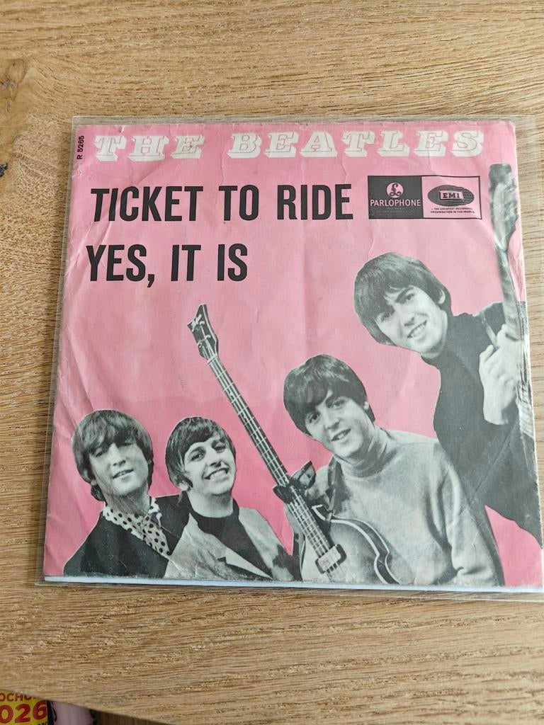 The Beatles -Ticket to ride, Ophalen of Verzenden, Gebruikt, Pop