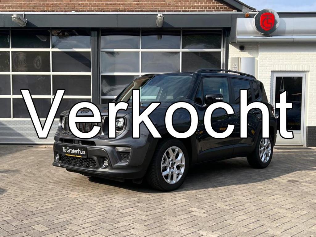 Jeep Renegade Limited Longitude Automaat 1.5T e-Hybrid, Stof, Gebruikt, Zwart, Bedrijf