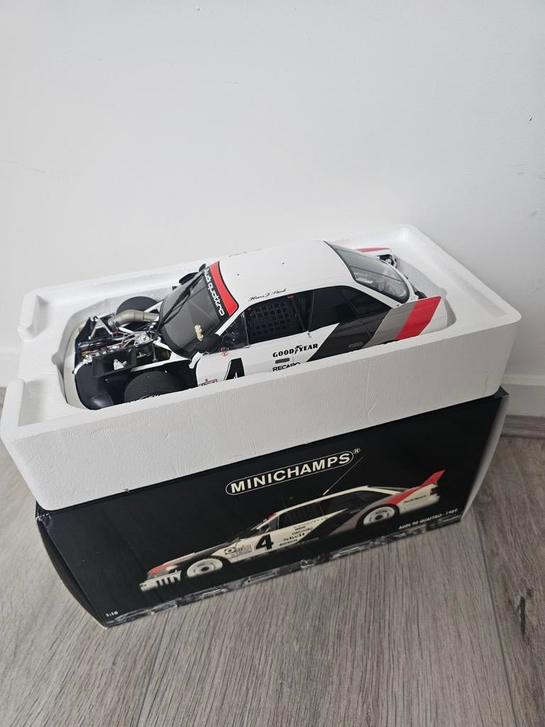 Minichamps AUDI 90 QUATTRO 1989 1:18 ZEER ZELDZAAM!, Ophalen of Verzenden