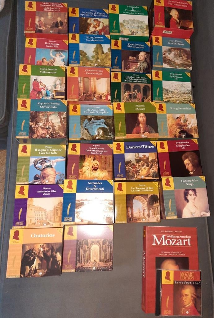 Grote collectie Mozart Edition CD's - Klassieke muziek, Ophalen of Verzenden, Classicisme, Zo goed als nieuw, Overige typen