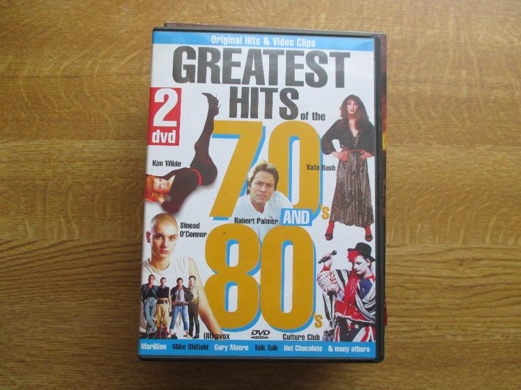 greatest hits of the 70's and 80's -2 dvd's- (6), Alle leeftijden, Verzenden, Zo goed als nieuw