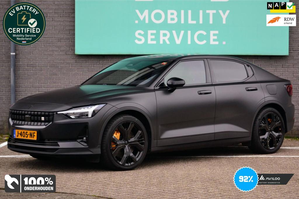 Polestar 2 Long Range Dual Motor Launch Edition 78kWh SOH92%, Polestar 2, 1300 min, Gebruikt, Zwart