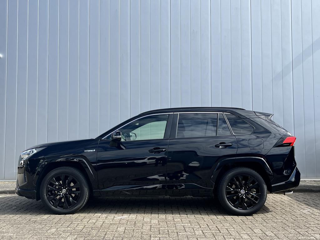 Toyota RAV4 2.5 Hybrid AWD Black Edition Leder Alcantara JBL, 12 maanden, Gebruikt, Zwart, 4 cilinders