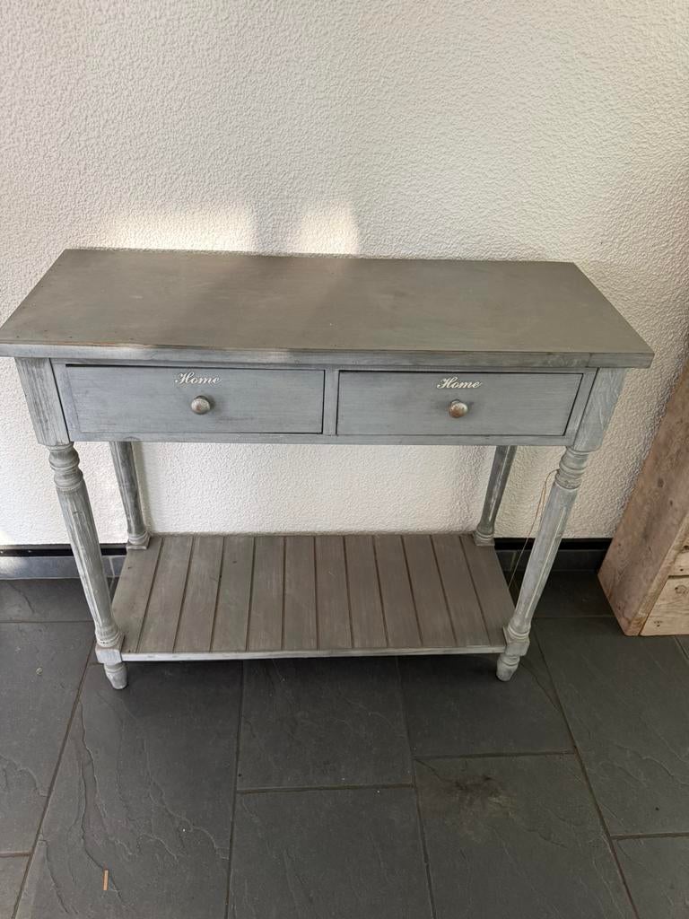 Sidetable en vakken kast, 100 tot 150 cm, Ophalen of Verzenden, Zo goed als nieuw, 25 tot 50 cm