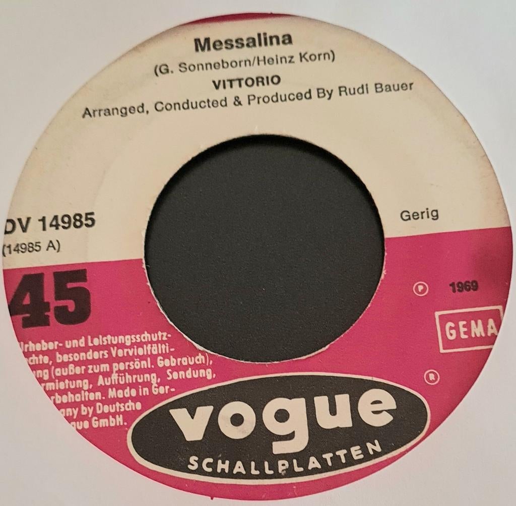 VITTORIO - MESSALINA, Ophalen of Verzenden, Gebruikt