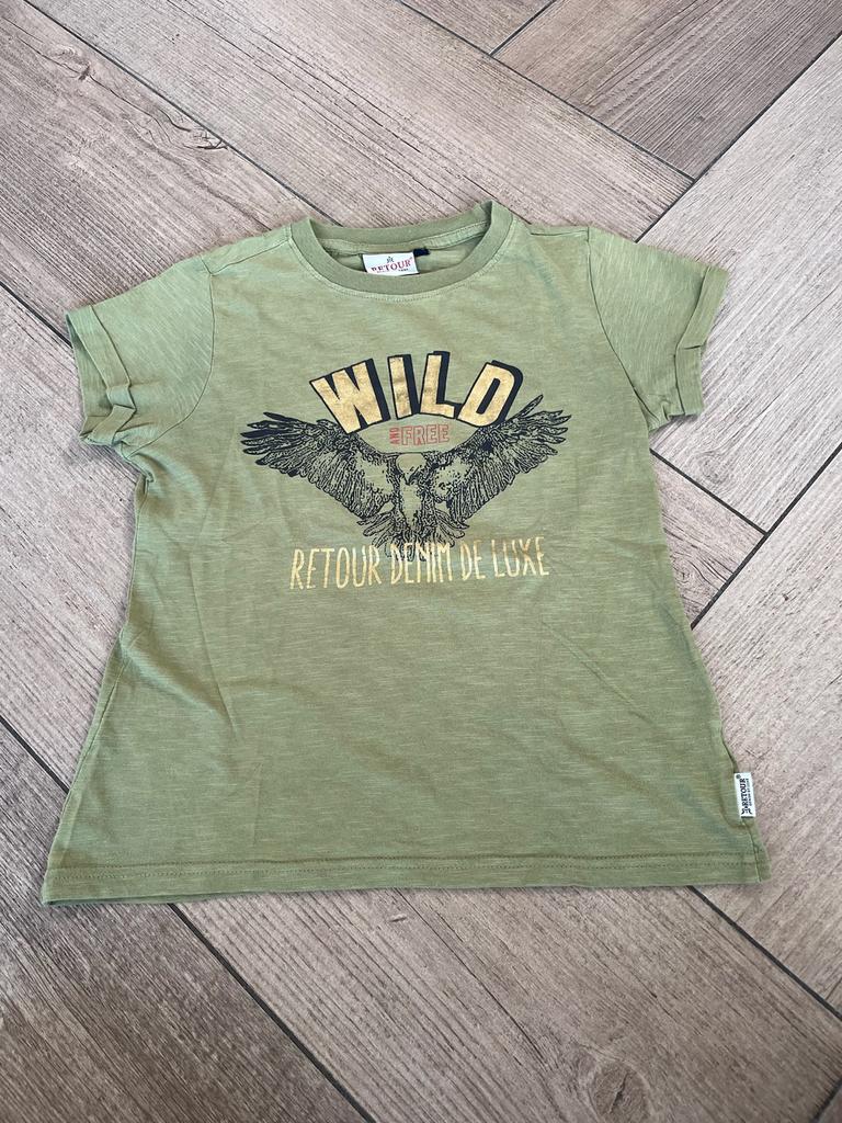 Retour T-shirt Maat 7/8, Kinderen en Baby's, Kinderkleding | Overige, Ophalen of Verzenden, Gebruikt, Meisje