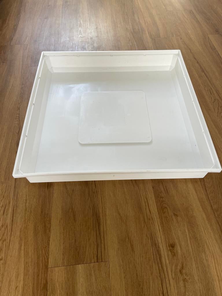 Lekbak voor wasmachine 70x70x10cm, Ophalen, Gebruikt
