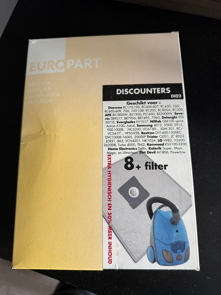 Stofzuigerzakken, Ophalen of Verzenden, Nieuw