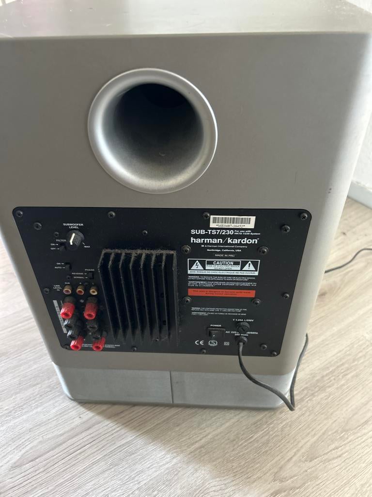 Harman Kardon SUB-TS7/230 Subwoofer - Krachtige Bas, Audio, Tv en Foto, Luidsprekers, Gebruikt, Subwoofer, 60 tot 120 watt, Ophalen
