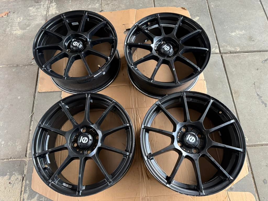 Te koop: 4x108 17inch Sparco assetto gara velgen, Auto-onderdelen, Ophalen, Gebruikt, Velg(en), 17 inch