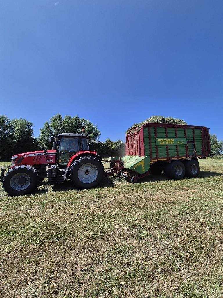 opraapwagen strautmann, Ophalen, Veehouderij, Oogstmachine