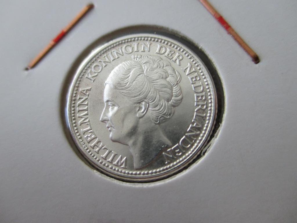 Kwartje 1944, Zilver, 25 cent, Ophalen of Verzenden, Koningin Wilhelmina