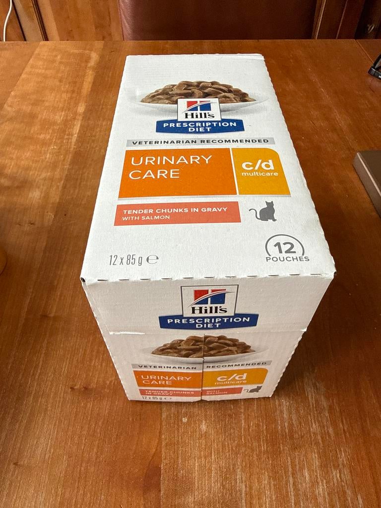 Hill’s Prescription diet zalm maaltijdzakjes, Ophalen of Verzenden, Kat