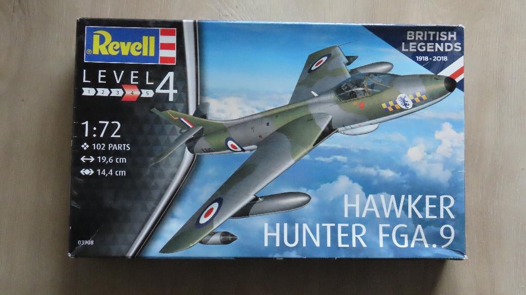 Hawker Hunter FGA.9 Revell 1/72, 1:72 tot 1:144, Revell, Nieuw, Ophalen of Verzenden