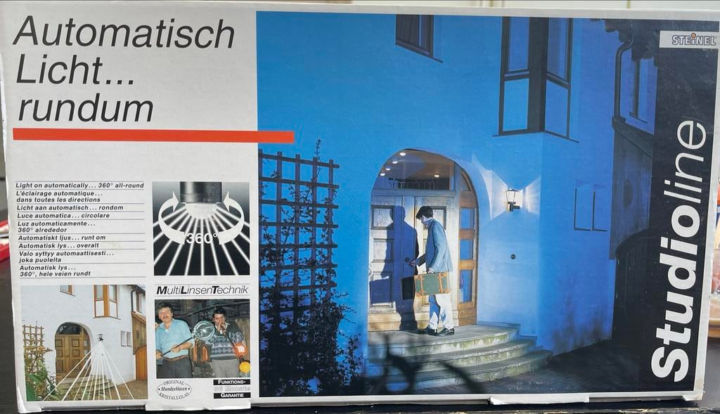 Steinel Studiolinie Sensorlamp Typ 410, Bewegingssensor, Minder dan 50 watt, Wandlamp, Nieuw