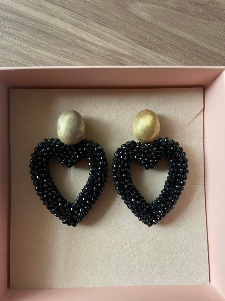 Hartjes oorbellen LOTT Gioielli, Verzenden, Zo goed als nieuw, Goud