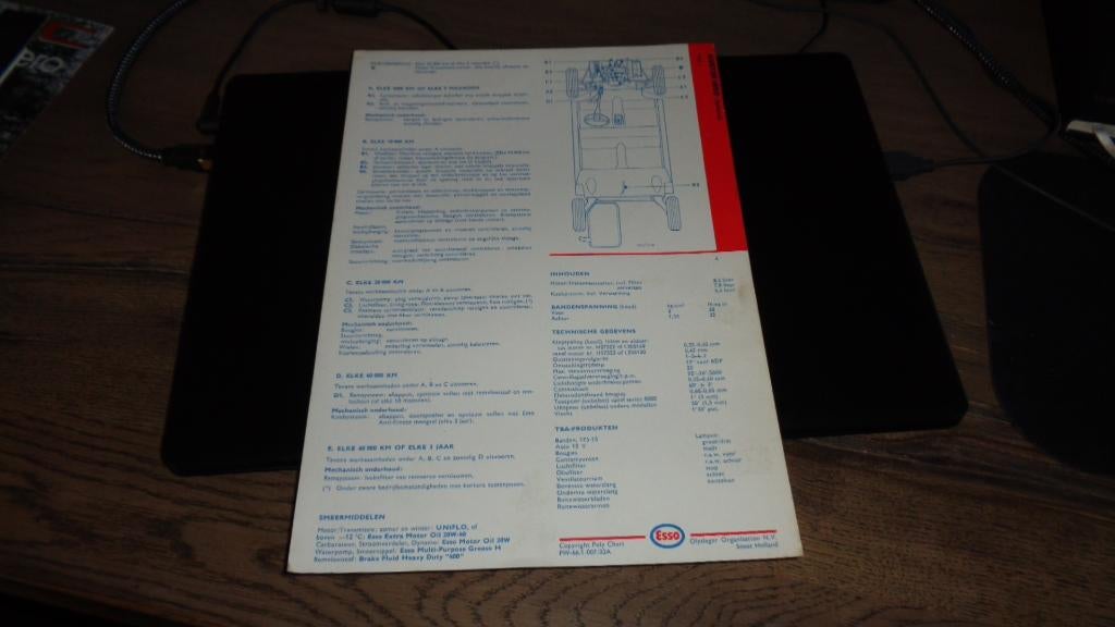 Smeerkaart  AUSTIN 1800  (BALANZA)  vanaf  1964, Verzenden, Gelezen, Overige merken