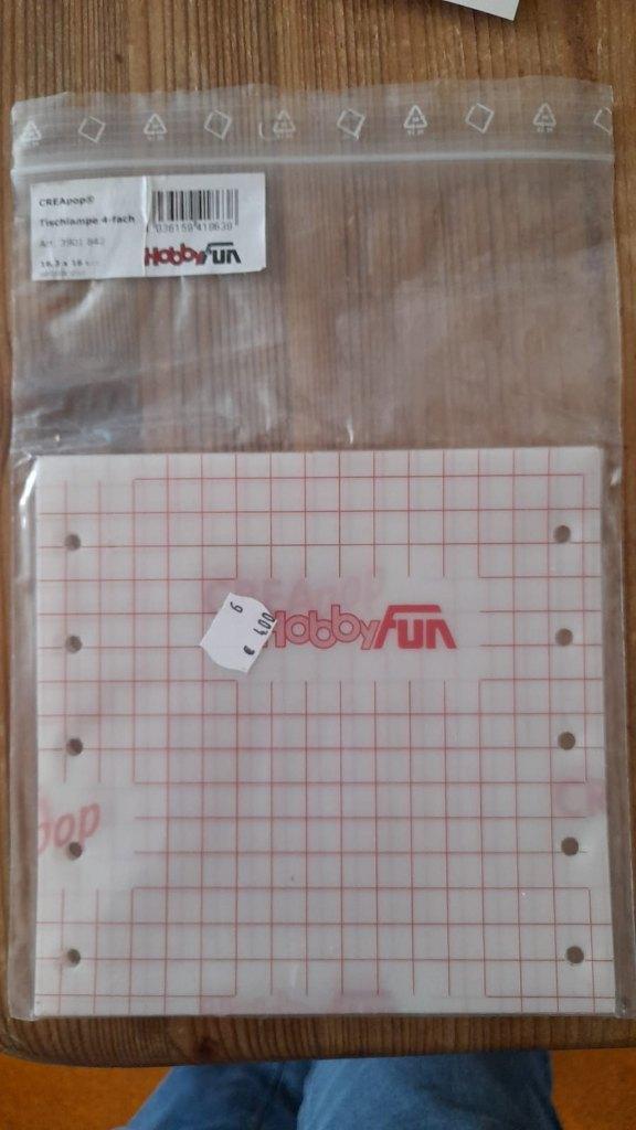 CREApop Tischlampe 8 zakjes van 4 x  zelfklevend/transparant, Ophalen of Verzenden, Nieuw, Knutselwerk