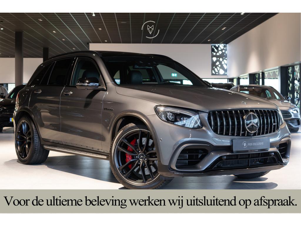 Mercedes-Benz GLC AMG 63 S 4M Night|Burmester|360|ACC|HUD|, Auto's, 510 pk, 120 €/maand, Leder, Vierwielaandrijving