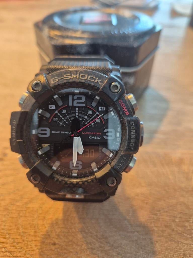 Casio G-Shock GG-B100-1AER Mudmaster edition., Casio, Kunststof, Gebruikt, Polshorloge